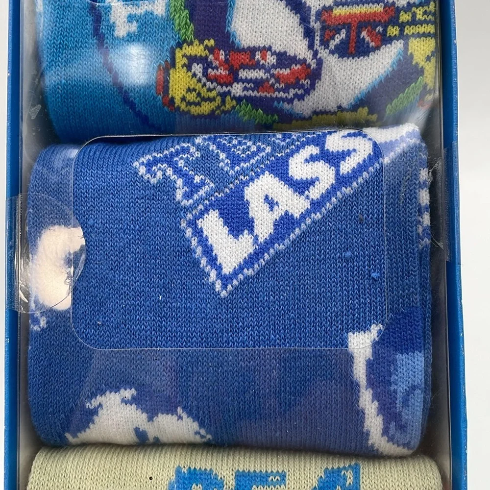 𝅺TED LASSO 3 Pair Men’s Crew Socks‎ Shoe Size 8-12 - New in retail packaging